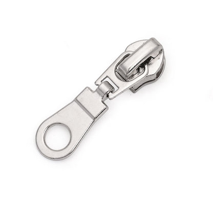 3104  Zipper No. 5 nylon positive wear Jitong head electroplating color multi-color optional with lock zinc alloy luggage jacket zipper is suitable