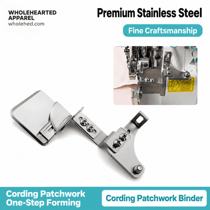 1756★ Pengikat Cording Patchwork dan Renda dengan Sepatu Presser yang Dapat Disesuaikan untuk Mesin Obras EX/700.