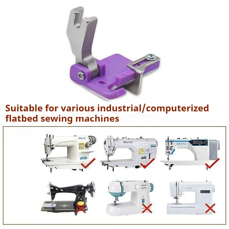 1808★ P284 Prensatelas de guía de borde multiusos para máquinas de coser computarizadas de pespunte, para dobladillos y pliegues en pantalones★