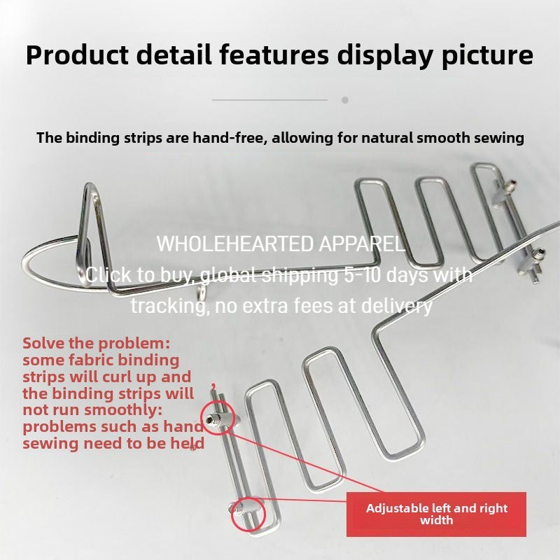 1429★  Flat car guide frame strap positioning width adjustable hand support free sewing machine accessories computer flat sewing machine