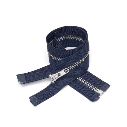 3095  Zipper No. 3 platinum metal open tail automatic head silver multi-colored cloth edge optional clothing jacket zipper