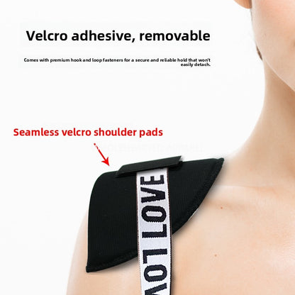 3920★ Ropa Encriptación Hombrera Artefacto Bolso de Hombro Tela Camisa Bazer Abrigo Hombrera Hombrera Hombro Deslizante