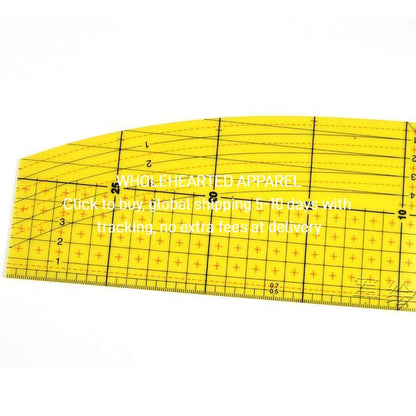 1399★  Koling ironing whole ironing ruler manual sewing ruler special clothing HR2010/3010 high temperature ruler