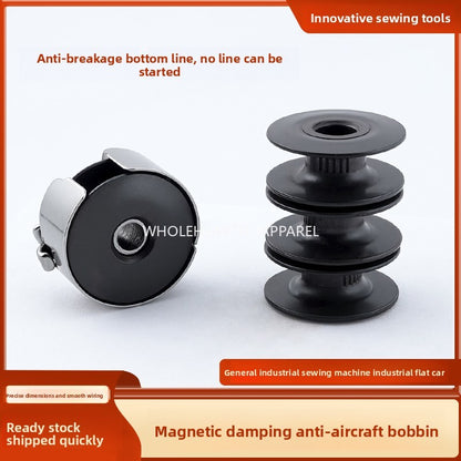 1611★  Sewing machine accessories New magnetic damping anti-air rotary shuttle cylinder lock cylinder Computer flat car universal shuttle shell lock cylinder anti-disconnection wire