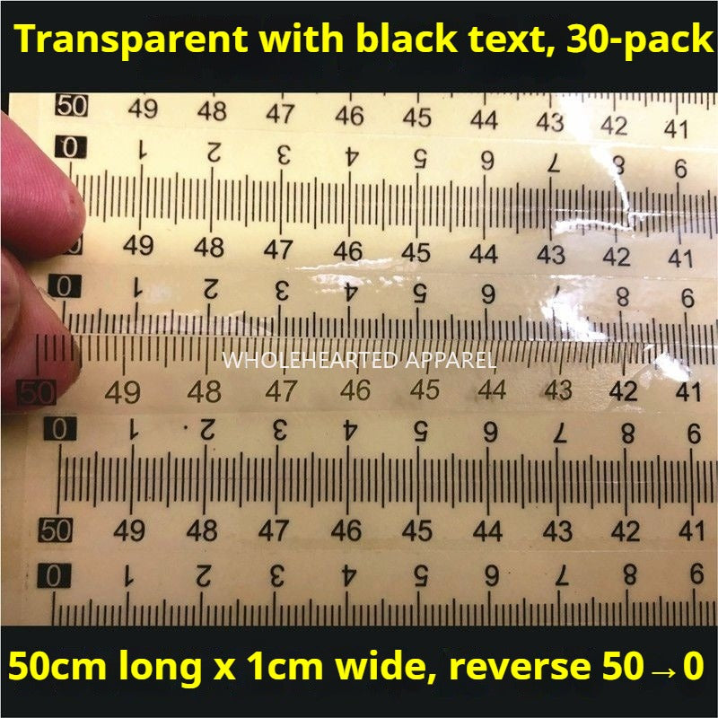 1603★ [Autoadhesivo transparente] Escala autoadhesiva transparente autoadhesiva pegajosa impermeable escala media subescala pegatina envío gratis se puede personalizar pegatina de PVC★