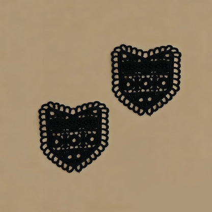 1935★ Extension de ceinture en dentelle brodée, garniture décorative ajourée pour l'ajustement manuel de la taille d'un pantalon.