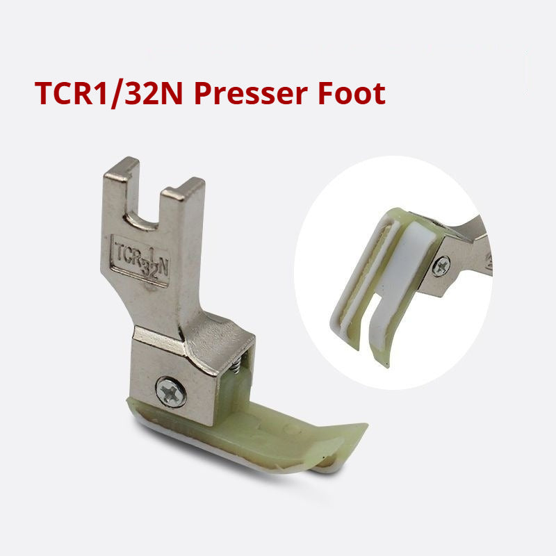 1802★All-Steel Grooved Compensating Presser Foot CR1/32N for Lockstitch Sewing Machines★