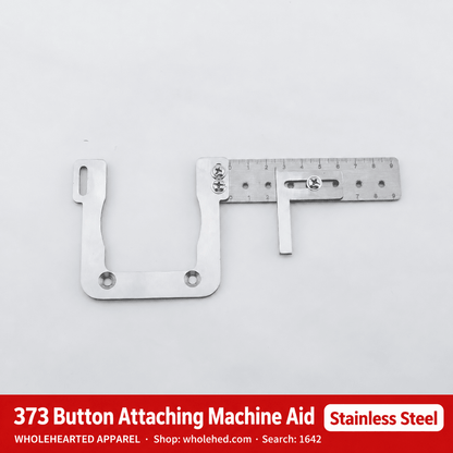 1642★ Nouveau guide de positionnement pour machines à coudre les boutons 373, aucun pré-marquage requis