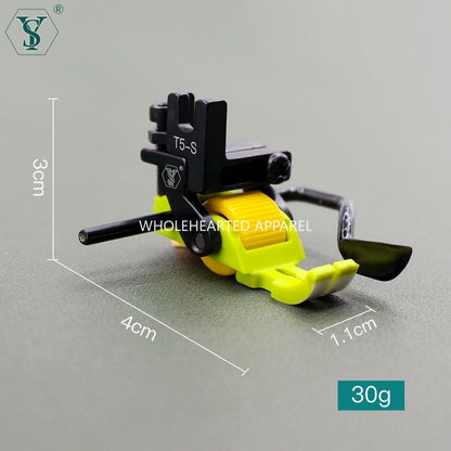 1592★  New Teflon T5-S multi-purpose five-in-one computer flat car left and right rib pressing roller pressing foot