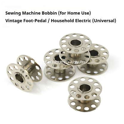 1864★ Perforated Metal Bobbins for Vintage Domestic Sewing Machines, Bee, Feiren, and Butterfly Models★