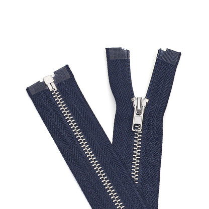 3095  Zipper No. 3 platinum metal open tail automatic head silver multi-colored cloth edge optional clothing jacket zipper