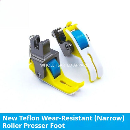 1092★  New Teflon wear-resistant roller presser foot plastic special narrow flat car thick universal sewing machine cloth wheel★