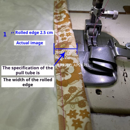 1523★  Sewing machine edge grip A11 pull drum edge curler edge curling tool edge pull drum hem pull tube jerk off★