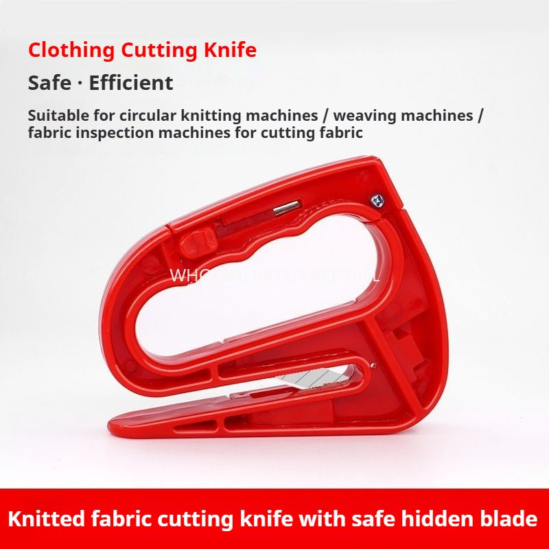 1446★  Knitting factory cutting knife Safety blade Textile lower cloth knife Cutting knife Small scissors Warp knitting flat knitting machine Large round machine accessories★