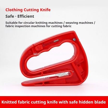 1446★  Knitting factory cutting knife Safety blade Textile lower cloth knife Cutting knife Small scissors Warp knitting flat knitting machine Large round machine accessories★
