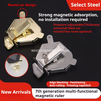 1021★ Nouvel accessoire de machine à coudre hexagonale multifonctionnelle de septième génération pour le tirage de fil de pression à nervure fixe ★