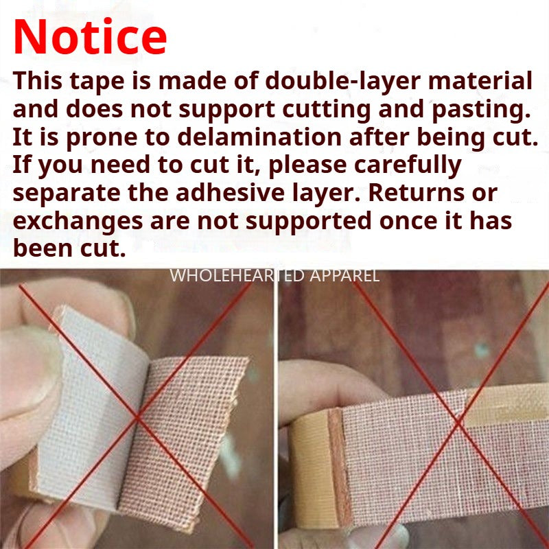 1088★  Sewing machine positioning tape, high-stick clothing template, soil brown cloth base glue, waterproof splicing single-sided carpet tape★