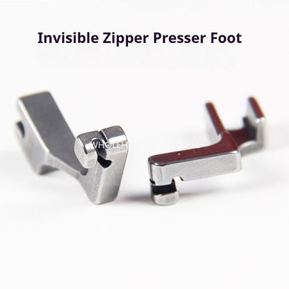 1328★  Invisible zipper all-steel presser foot S518L computer flat car unilateral invisible zipper presser foot upper zipper presser foot★