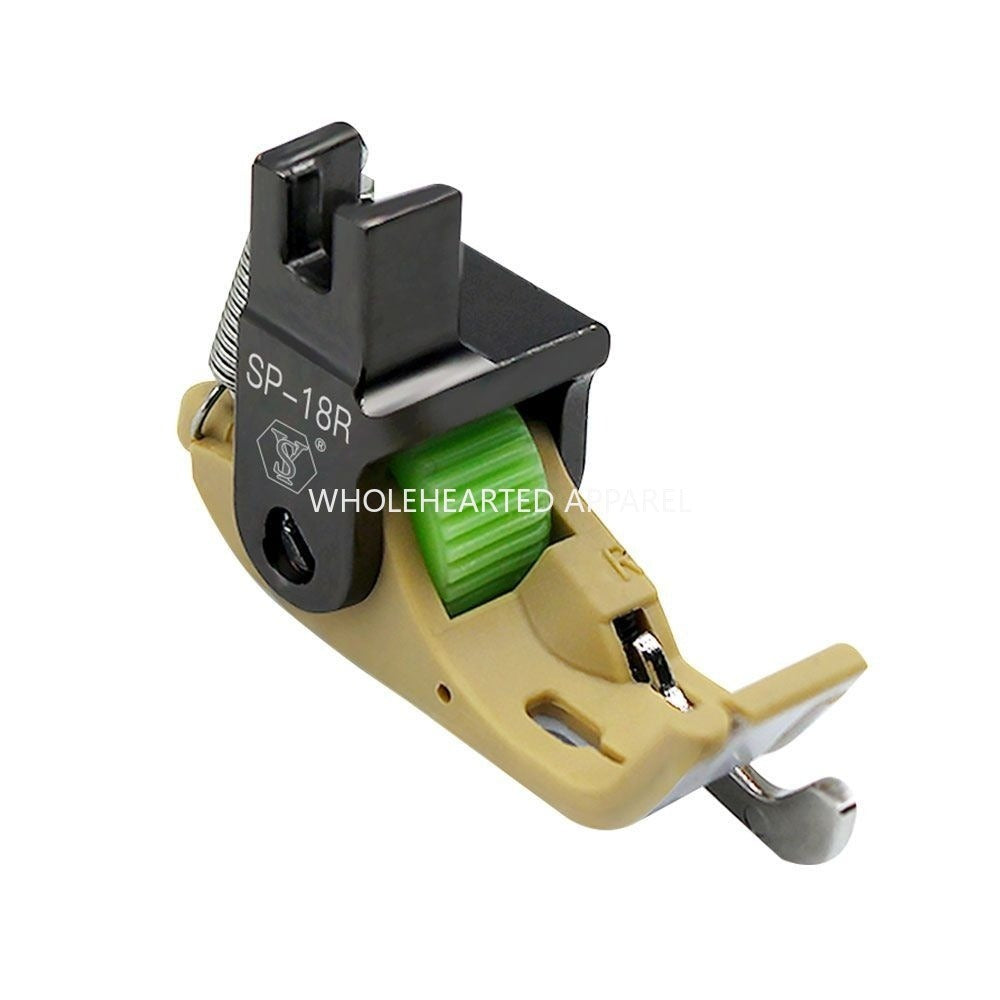 1599★  New SP-18 Teflon roller rib computer flat car left and right rib pressing line plastic presser foot with knife★