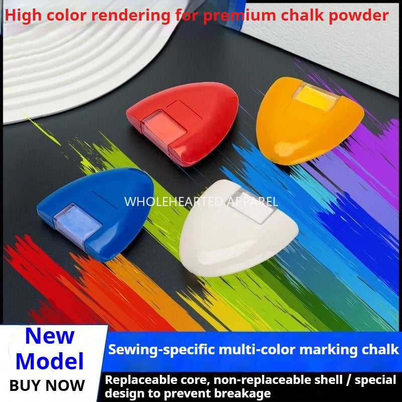 1646★  Clothing cutting and positioning heart-shaped scribing device powder marking wheel triangular powder scribing fine line powder scribing roller powder scribing★