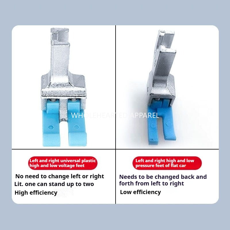 1363★  [Buy one get two free] New left and right high and low presser foot plastic left and right universal rib stop pressure 0.10.2 line★