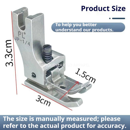 1251★  New PL boutique left and right high and low hemming special presser foot sewing machine presser foot JP-1/4★