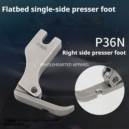 1294★  Genuine computer flat car unilateral zipper presser foot P36LN left unilateral P36N right unilateral presser foot★