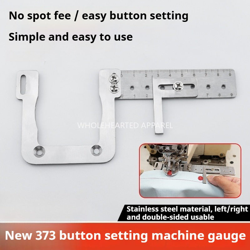 1642★ Nueva máquina de coser con hebillas de clavos 373 sin puntos, personalizada, fácil de usar, herramientas auxiliares para colocar hebillas, accesorios para máquinas de coser★