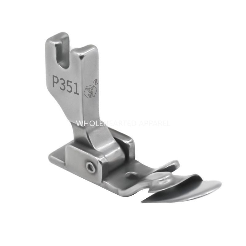 1107★  P351 non-ironing folding edge pressing foot, turtle hat under folding flat car crimping drum tool★