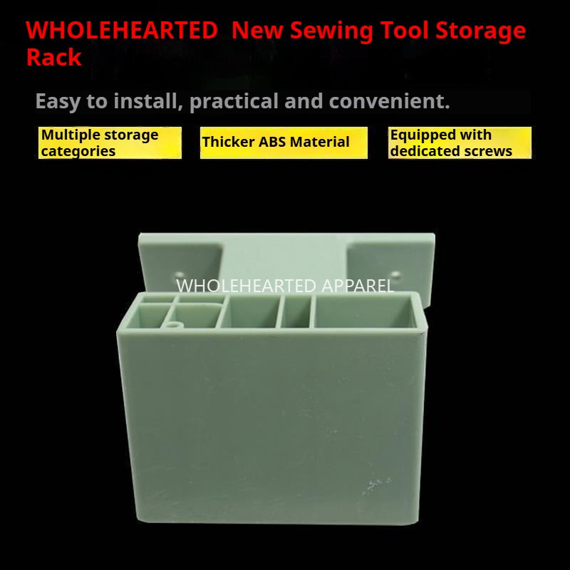1082★ Nuevo material de estante de almacenamiento multifuncional para máquina de coser Estante de tijeras engrosado Accesorios de costura Caja de almacenamiento de herramientas★