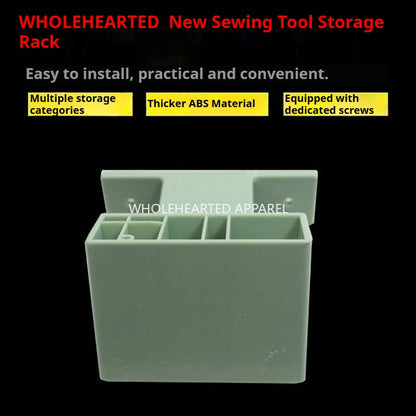 1082★ Nuevo material de estante de almacenamiento multifuncional para máquina de coser Estante de tijeras engrosado Accesorios de costura Caja de almacenamiento de herramientas★
