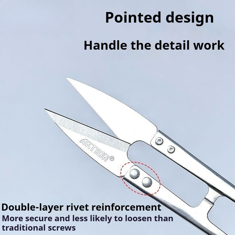1686★  Anxin stainless steel yarn scissors cross stitch small scissors sewing clothing handmade DIY small scissors thread cutting head tool★