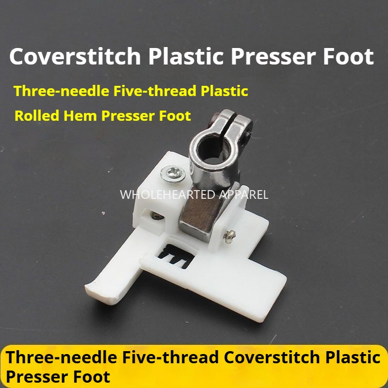 1383★ Pied-de-biche extensible à trois aiguilles et cinq fils W500 pour machine à coudre, pied-de-biche en plastique de 5,6 pouces★