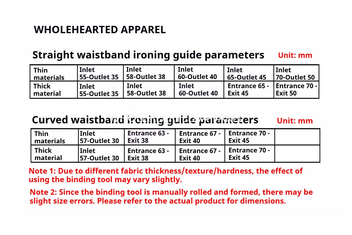 1061★ Nouveau tube de repassage pour ceinture, tube de repassage pour pantalons, tube de repassage droit et courbé, tube de repassage pour tissus fins et épais★