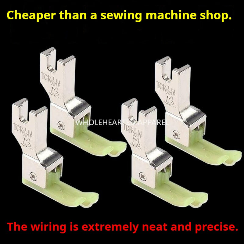 1428★  Golden wire rabbit flat car plastic high and low presser foot pressure line 0.1 0.2 stop Oxford presser foot thickened presser foot Daquan★