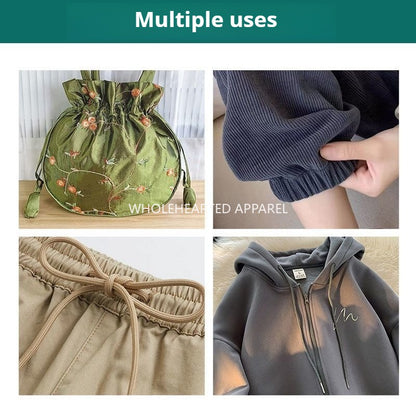 1794★ Nuevo enhebrador de cordones elásticos y de cinta de acero inoxidable 265 para cintas, encajes y cordones de ojales★