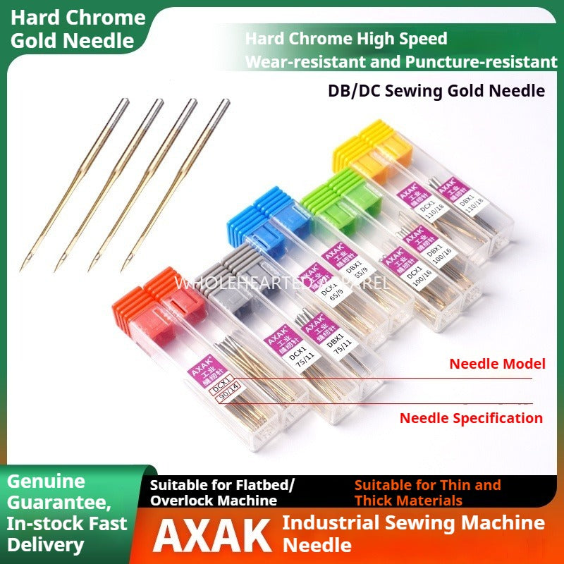1689★  Sewing machine accessories New AXAK needle DBx1 flat car needle DCx1 edge locking machine needle Hard chrome high speed and durability★