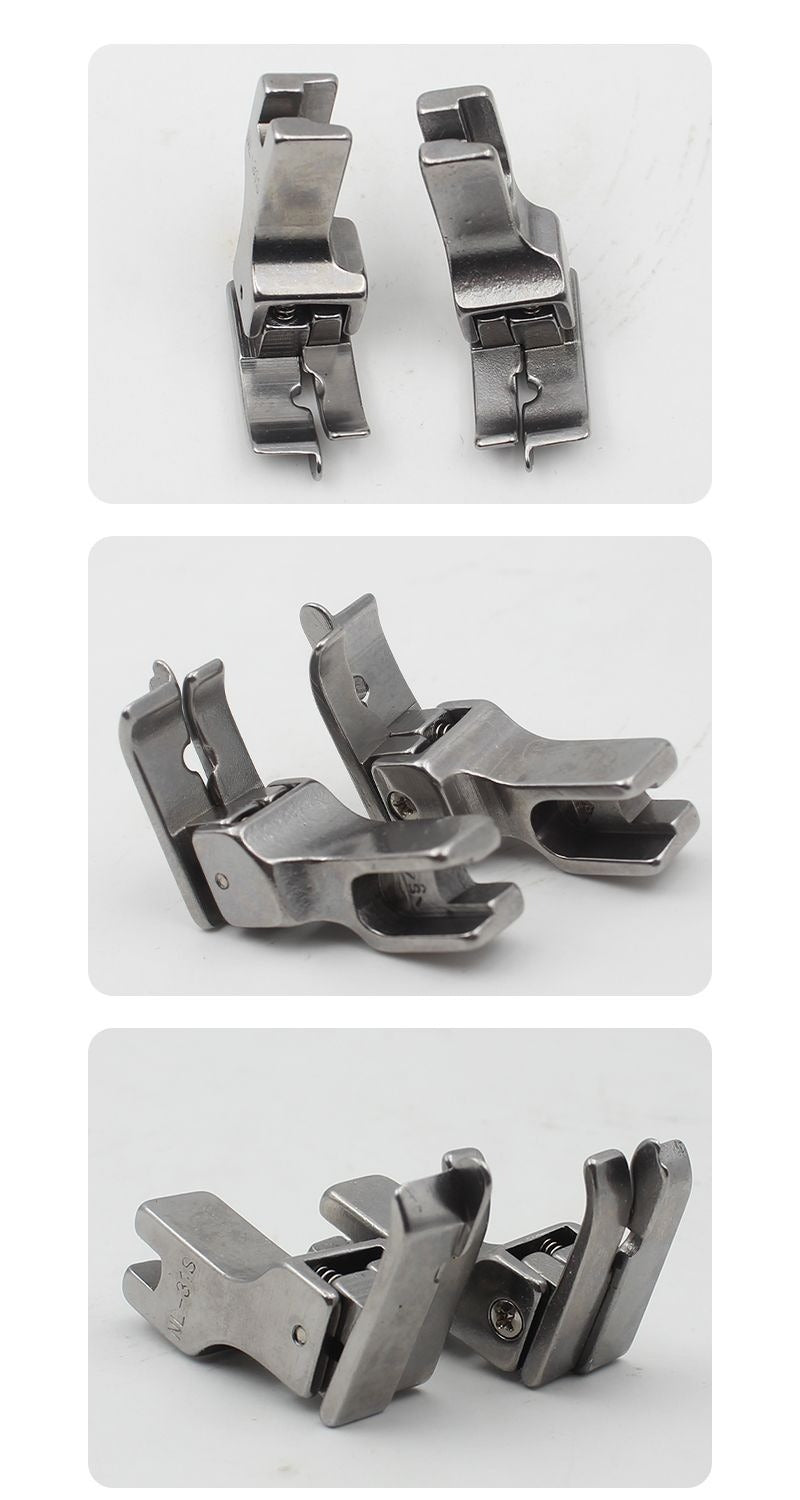 1382★  Boutique pit presser foot, Daqian all-steel dark line pit high and low presser foot, computer flat car collar, waist★