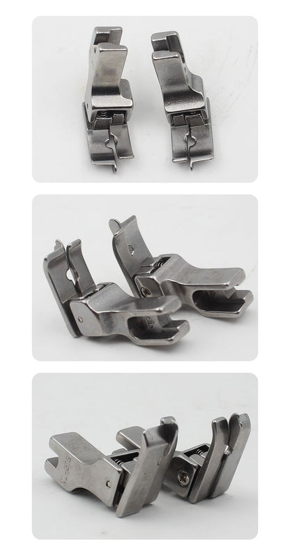 1382★  Boutique pit presser foot, Daqian all-steel dark line pit high and low presser foot, computer flat car collar, waist★