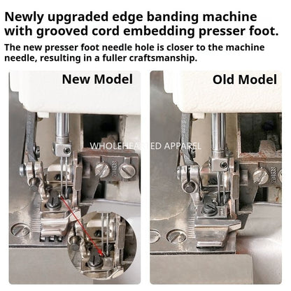 1620★ [Nouvelle version améliorée] Machine à ourler VVS tout acier avec pied presseur à corde intégré et fente, machine à ourler à quatre fils EX/Silver Arrow/Pegasus 700★