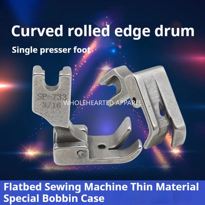 1257★  New F503 curved hemming puller, special puller for chiffon silk thin material shirt gauze thin material★