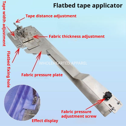 1319★  New F533 flat car pleated striper, adjustable automatic striper, wrinkle device, discount device★