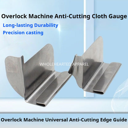 1266★  New overlock sewing machine, edging machine, anti-cutting cloth setting, edging car, anti-flipping positioning ruler, anti-cutting★