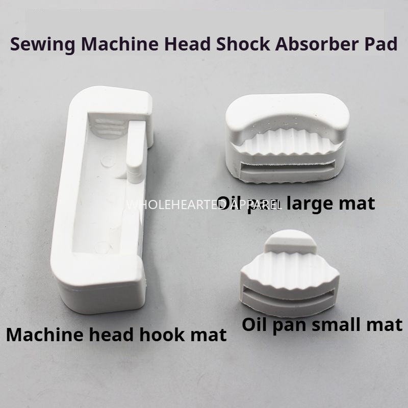1267★  Computer flat car synchronous car sewing machine head shock-proof pad rubber pad machine head hook pad oil tray size corner pad★