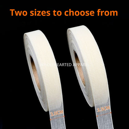 1003★Imported garment accessories fishbone hem interfacing for wedding dresses, chiffon skirt hems, shirt hems, DIY horsehair braid★