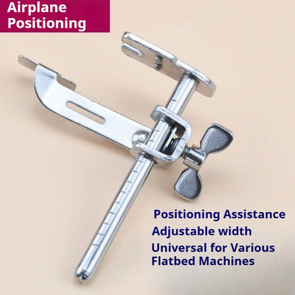 1011★New model flat sewing machine with dual side plane, adjustable width for left and right use, universal accessory for industrial sewing machines★