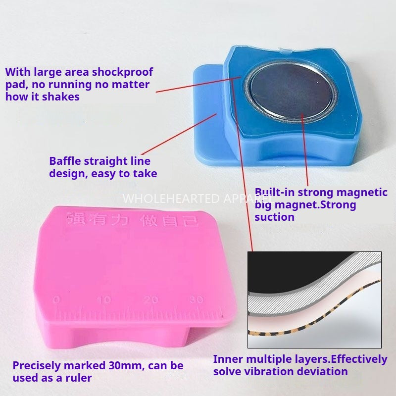 1318★  Sewing flat car dual-purpose strong magnetic gauge with scale fabric rim locator portable design easy to install★