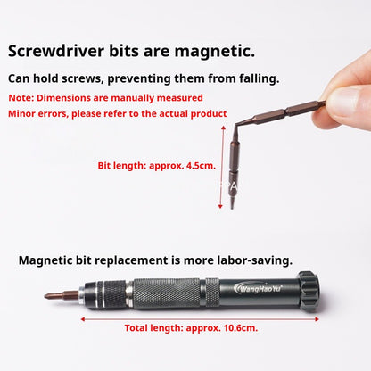 1544★  Electronic wire clamp special multi-functional aluminum alloy screwdriver finishing S2 machine repair tool sewing machine accessories★