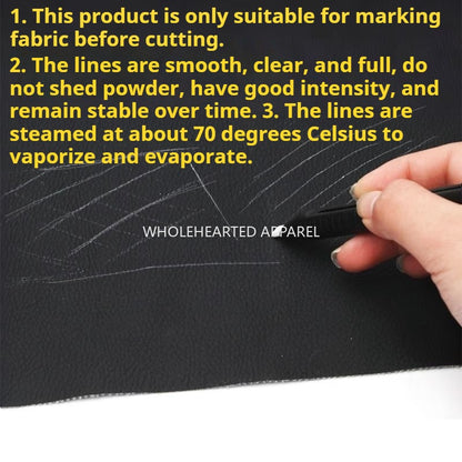 1645★  High temperature invisible pull line pen Leather scribing pen Invisible scribing chalk pull line Crayon Sewing machine Line drawing auxiliary tool