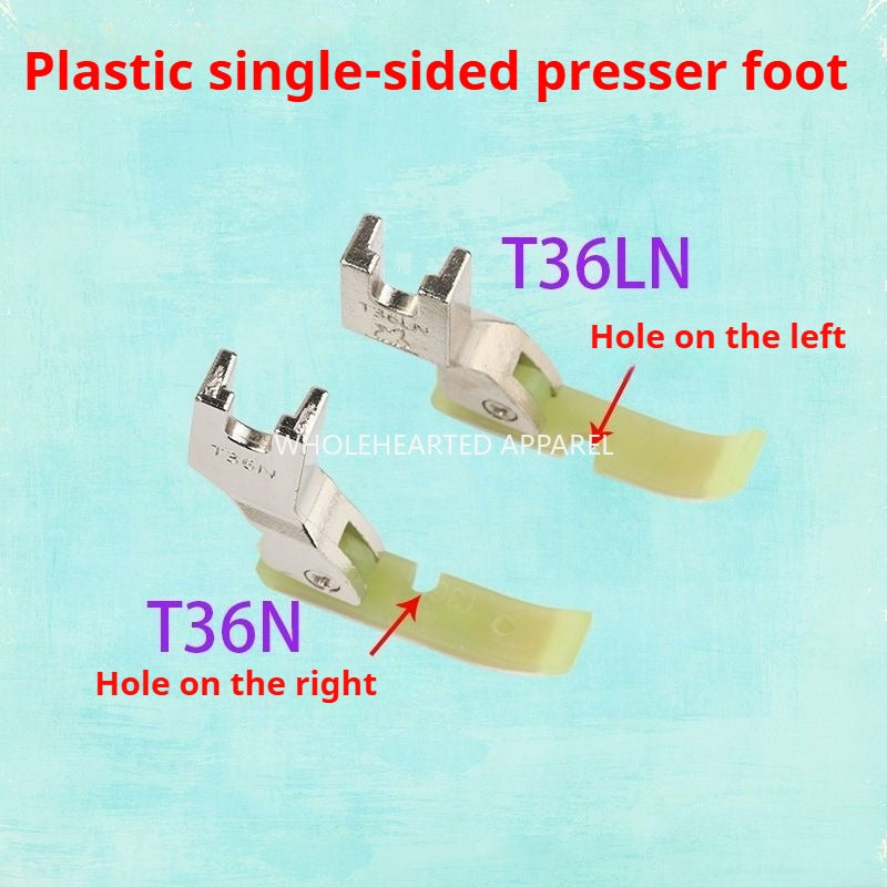 1527★  Flat car unilateral presser foot P36N right unilateral P36LN left unilateral, all-steel flat car, unilateral zipper presser foot★